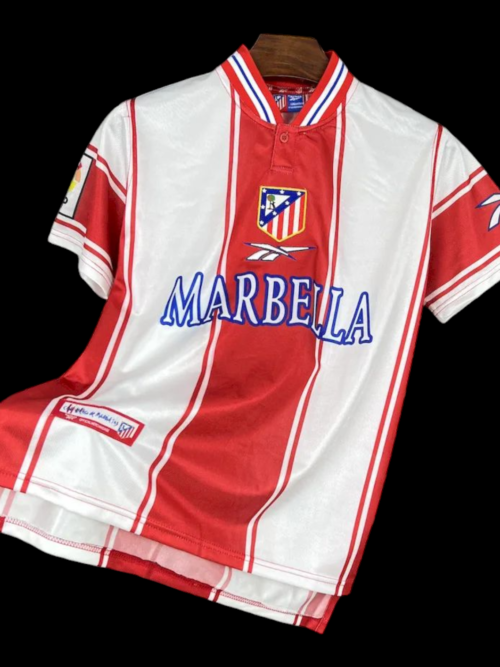 Atletico Madrid Maillot Domicile Rétro 1990/2000