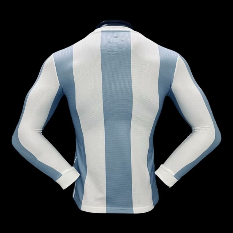 Argentine Maillot Domicile Manches Longues 50e Anniversaire – Version Player – Image 2