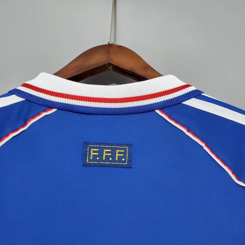 France Maillot Rétro Domicile 1998 – Image 8