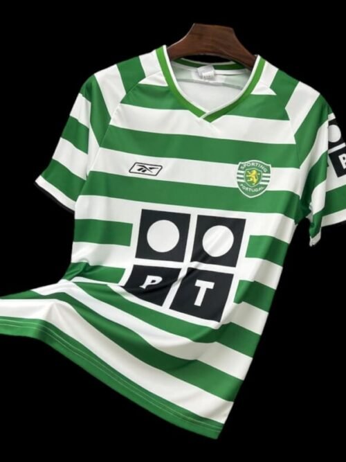 Sporting Portugal Maillot Domicile Rétro 2003/04