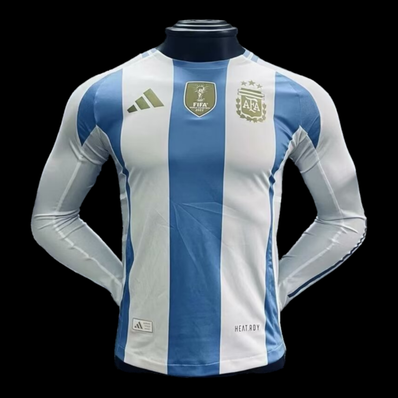 Argentine Maillot Domicile Manches Longues 24/25 – Version Player