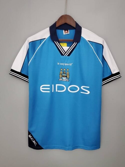 Manchester City Maillot Rétro 99/01