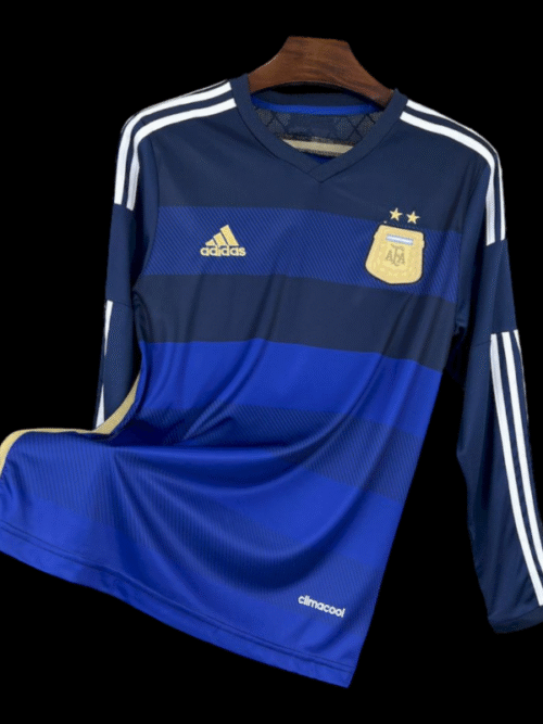 Argentine Maillot Extérieur Rétro Manches Longues 2014