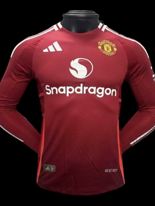 Manchester United Maillot Domicile 24/25 – Manches Longues Version Player