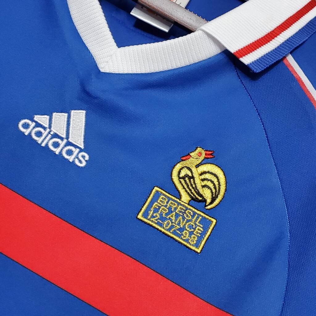 France Maillot Rétro Domicile 1998 – Image 3