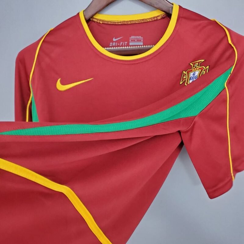 Portugal Maillot Rétro 2002 – Image 4