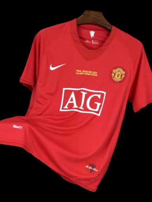 Manchester United Maillot Domicile UCL Rétro 2007/08