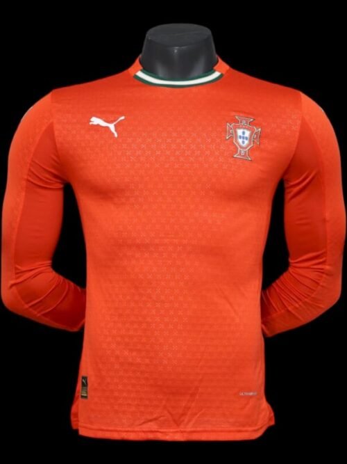 Portugal Maillot Domicile Manches Longues 25/26 – Version Player