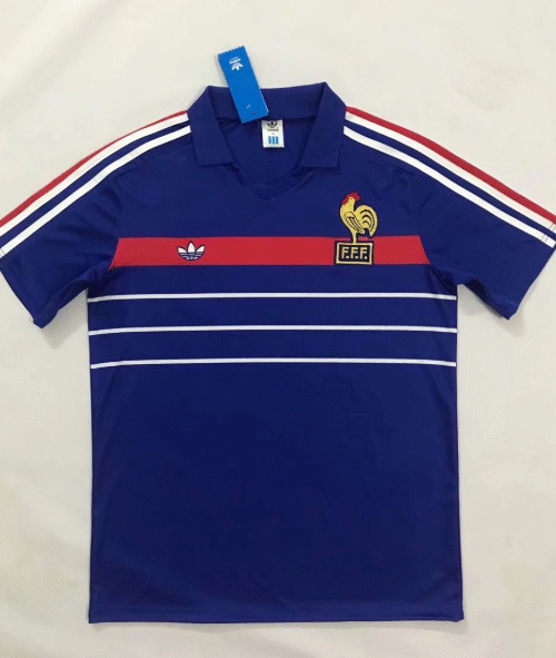 France Maillot Domicile Rétro 1984