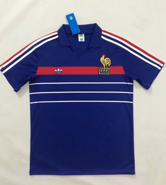 France Maillot Domicile Rétro 1984