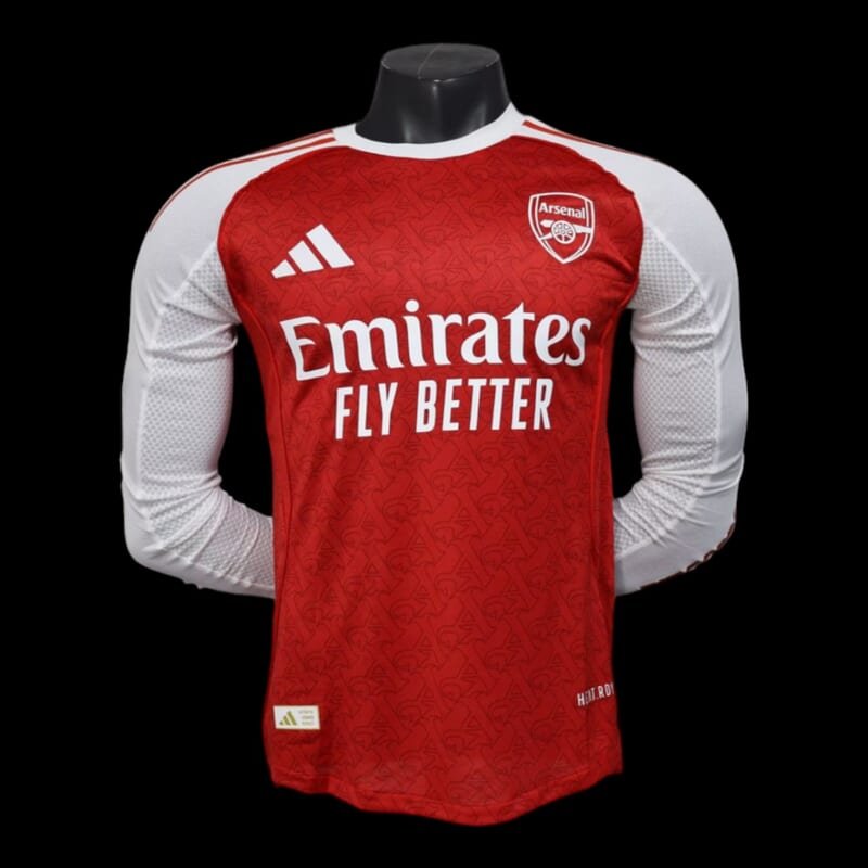 Arsenal Maillot Manches Longues Domicile 25/26 – Version Player