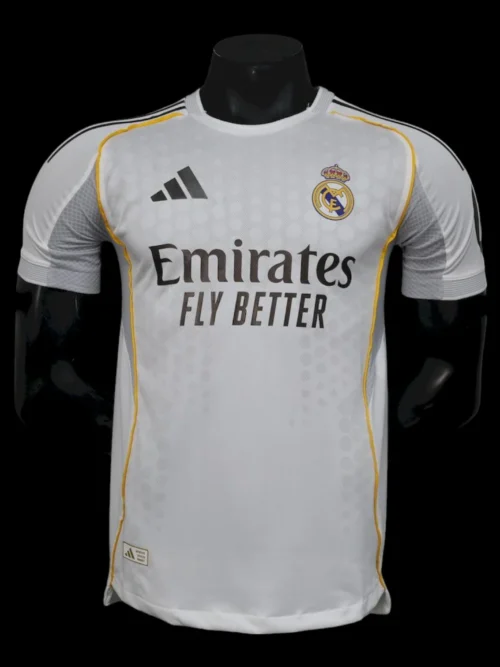 Real Madrid Maillot Domicile 25/26 – Version Player