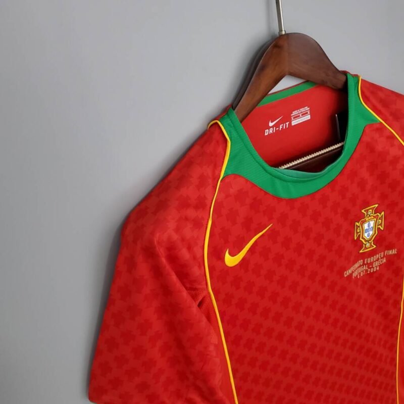 Portugal Maillot Rétro 2004 – Image 5