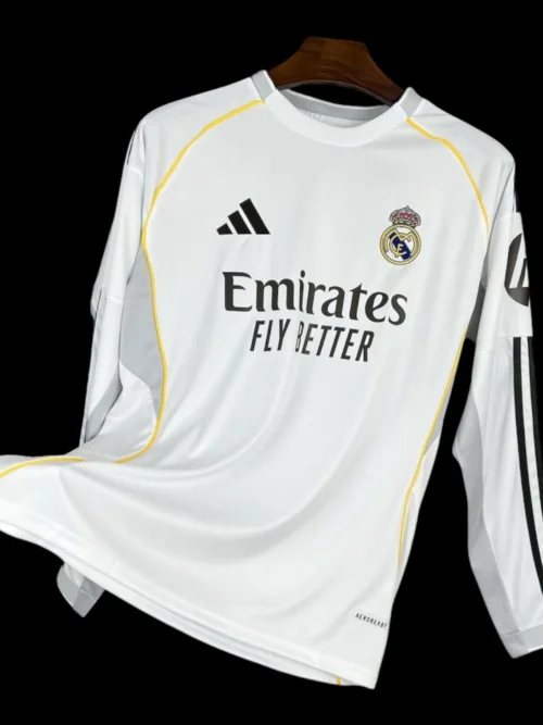 Real Madrid Maillot Domicile 25/26 – Manches Longues