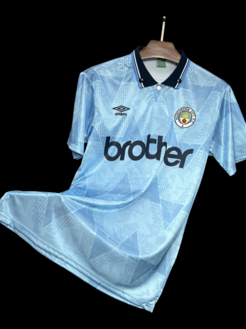 Manchester City Maillot Domicile Rétro 1989/91