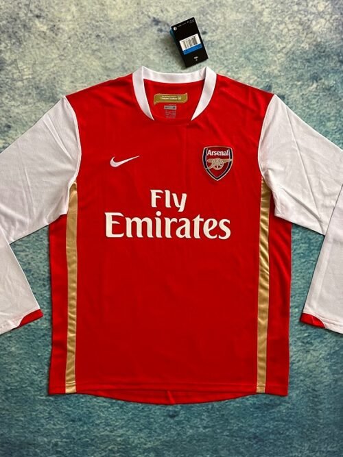 Arsenal Maillot Domicile Rétro Manches Longues 06/07