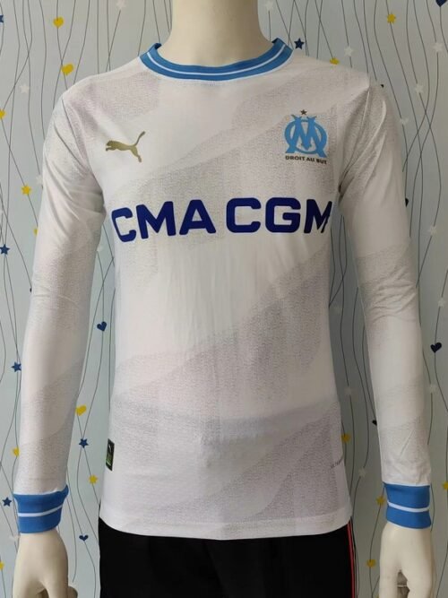 Marseille Maillot Domicile Manches Longues 23/24