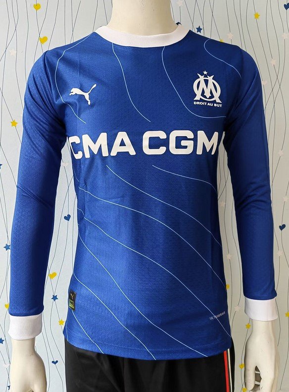 Marseille Maillot Extérieur Manches Longues 23/24