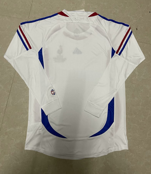 France Maillot Extérieur Rétro 2006 Manches Longues – Image 2