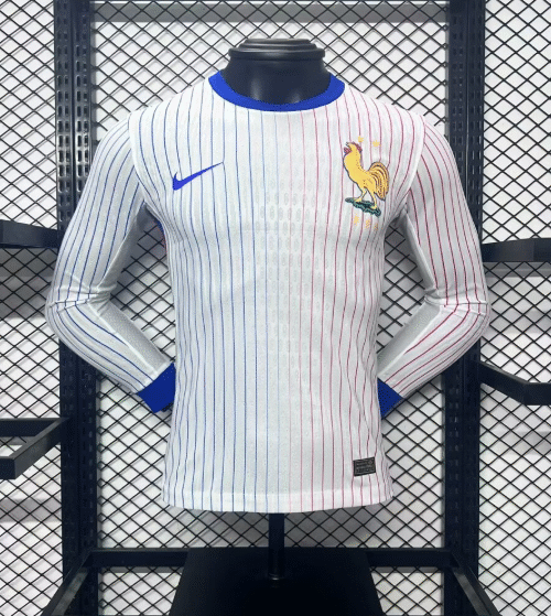 France Maillot Extérieur 2024 Manches Longues – Version Player