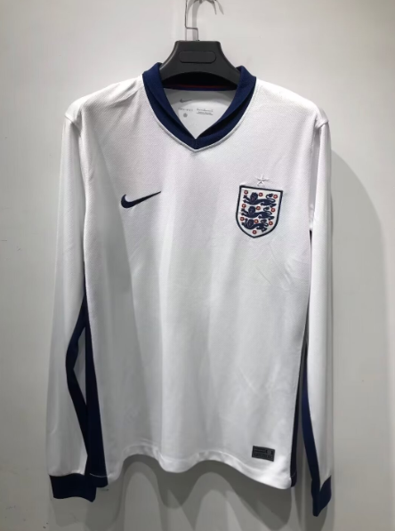 Angleterre Maillot Domicile 2024 Manches Longues