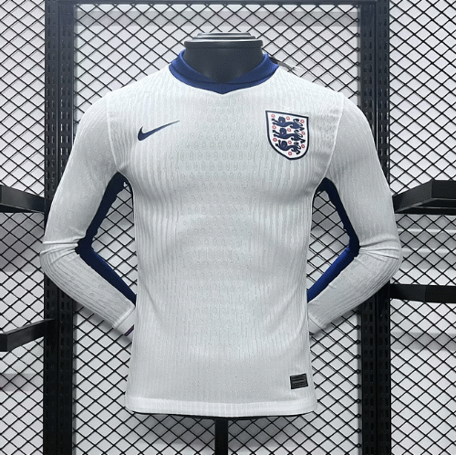 Angleterre Maillot Domicile 2024 Manches Longues - Version Player