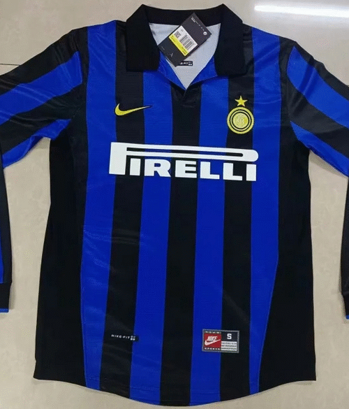 Inter Milan Maillot Rétro 98/99 Manches Longues
