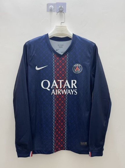 Paris SG Maillot Domicile Manches Longues 25/26
