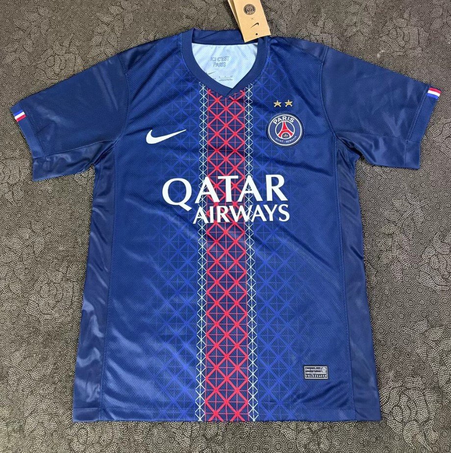 Paris SG Maillot Champion Europe 2 étoiles